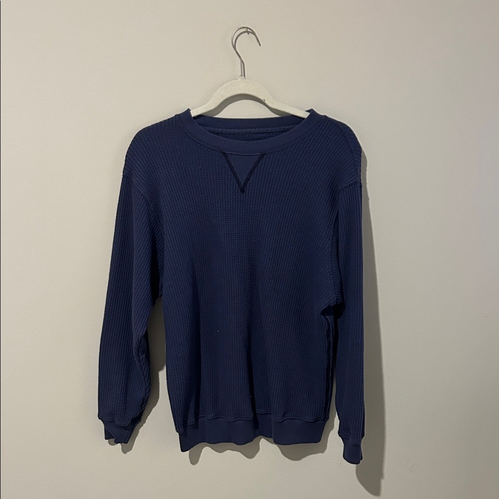 Aerie woman’s  navy Blue Crewneck Sweater